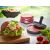 GEFU BBQ hamburger press Black, Grey Aluminium, Plastic Naži