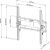 Techly 23-55" Wall Bracket for LED LCD TV Tilting" ICA-PLB 131M TV un monitoru stiprinājumi, kronšteini