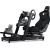 Next Level Racing ERS1 Elite Racing Seat, Leather and Mesh Edition Black Gaming krēsli