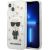 Karl Lagerfeld Ikonik Flower Case for iPhone 13 mini Transparent Neoriģinālie Maciņi