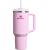 Stanley Термокружка с соломинкой The Quencher H2.O FlowState Tumbler 1,18 л розовая Термо кружки