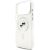 Karl Lagerfeld IML K&CH Heads Metal Frame MagSafe Case Защитный чехол для iPhone 17 Pro Max / прозрачный Чехлы - альтернативные