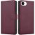 Case Fancy Wallet Samsung A576 A57 5G burgundy Neoriģinālie Maciņi