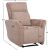 Recliner armchair HEIDY with electric mechanism, light brown Кресло