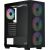 Aerocool B509A Flow-G-BK-v1, with power supply Aero 650 (black, tempered glass) Datoru korpusi