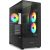 Sharkoon SK6 ARGB, Tower Case Black, Tempered Glass x 2 Datoru korpusi