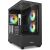 Sharkoon ELITE SHARK CM100 , Tower case black, Tempered Glass x 2 Datoru korpusi