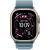 Apple Watch Ultra 3, Smartwatch titanium, 49 mm, Alpine Loop light blue S, titanium case, cellular Smart-Watch Pulksteņi