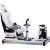 Thermaltake GF500 Flight Simulator Cockpit Snow GSC-F50-CPASWH-01, Sim Rig white Gaming krēsli