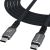 USB cable Wozinsky WPS-UY42S USB-C Thunderbolt 4 240W 2.0m black Data USB kabeļi