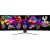 MSI MPG 491CQPXDE QD-OLED, gaming monitor - 49 - black, DQHD, curved, USB hub, USB-C, 240Hz panel Monitori