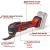 EINHELL Professional cordless multi-function tool TP-MG 18 Li BL-Solo, 18V red/black, without battery and charger, including accessories Jaunumi -Dārzam