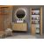 Top E Shop Topeshop NEL 1K DD ANT/ART KP bathroom storage cabinet Graphite, Oak Новинки Для дома и сада 