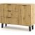 Top E Shop SCANDI 1D3S SLIM OAK ARTISAN CHEST OF DRAWERS Новинки Для дома и сада 