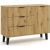 Top E Shop SCANDI 1D3S SLIM OAK ARTISAN CHEST OF DRAWERS Новинки Для дома и сада 