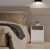 Top E Shop GALAX 30/1D WHITE/ARTISAN BEDSIDE TABLE Naktsskapīši