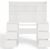 Top E Shop KUBA Desk Set + Extension Piece, White Jaunumi -Dārzam