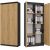 Top E Shop RS-80 HEMN OFFICE SHELVING UNIT, ANTHRACITE/ARTISAN OAK Новинки Для дома и сада 