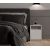 Top E Shop GALAX 30/1D WHITE BEDSIDE TABLE Naktsskapīši