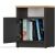 Top E Shop GALAX 30/1D BEDSIDE TABLE, ANTHRACITE/ARTISAN Прикроватные тумбочки