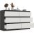 Top E Shop M6 MALWA CHEST OF DRAWERS 120 CM 6 DRAWERS ANTHRACITE/WHITE Новинки Для дома и сада 