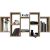 Top E Shop Wall-hung bookcase Bilbao 7.0 Wall Shelves Sonoma Oak Новинки Для дома и сада 