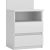 Top E Shop Topeshop M1 BIEL MAT nightstand/bedside table 2 drawer(s) White Прикроватные тумбочки