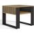 Top E Shop MODERN 2P MINI SLIM coffee table, artisan/black Новинки Для дома и сада 