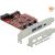 DeLOCK PCIe x4> 1x USB-C / 2xUSB-A / 1xUSB3.0 Jaunumi - Datori