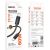 Borofone kabelis BX123 Leya no Type C uz Type C | PD 60W| 3A| 1 m | melns Data USB kabeļi