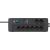 Brennenstuhl Premium-Line 8-way power strip Duo black, 3 meters, 60,000A surge protection Strāvas pagarinātāji