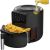 Cecotec hot air fryer CecoFry Rain (black, 1,550 watts, basket 5.5 liters, oil dispenser) Taukvāres katli