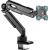 ONKRON G90-B Swivel and tilt desk mount for 13‘-34’ monitors, max. 10 kg, with rotation, black Крепления для телевизоров