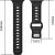 Tech-Protect watch strap IconBand Line Apple Watch 44/45/46/49mm, black/orange Jaunumi - Viedierices