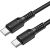 USB кабель Borofone BX116 60W USB-C to USB-C 1.0m черный Дата USB-кабели