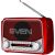 Speaker SVEN SRP-150, red (3W, Bluetooth, FM/AM/SW, USB, microSD, flashlight, battery) Aудио-видео