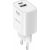 Swissten Edge GaN Зарядное устройство USB-C PD 20W + USB-A 18W QC Зарядные устройства