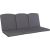 Cushion swings FRANCO 116x54xH7cm, dark grey, 3pc Новинки Для дома и сада 