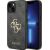Guess PU Leather 4G Metal Logo Case Защитный Чехол для Apple iPhone 15 Plus Чехлы - альтернативные