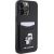 Karl Lagerfeld Saffiano Cardslot KC Metal Pin Back Case Aizsargapvalks Priekš Apple iPhone 15 Pro Max Neoriģinālie Maciņi
