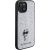 Karl Lagerfeld Fixed Glitter Choupette Logo Metal Pin Защитный Чехол для Apple iPhone 15 Чехлы - альтернативные