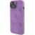 Guess Leather 4G Stamped Back Case Защитный Чехол для Apple iPhone 15 Чехлы - альтернативные