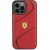 Ferrari Twist Metal Logo Back Case Aizsargapvalks Priekš Apple iPhone 15 Pro Max Neoriģinālie Maciņi