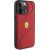 Ferrari Twist Metal Logo Back Case Aizsargapvalks Priekš Apple iPhone 15 Pro Max Neoriģinālie Maciņi