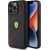 Ferrari Twist Metal Logo Back Case Aizsargapvalks Priekš Apple iPhone 15 Pro Max Neoriģinālie Maciņi