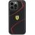 Ferrari Twist Metal Logo Back Case Aizsargapvalks Priekš Apple iPhone 15 Pro Max Neoriģinālie Maciņi
