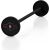 Gumijots svara stienis ar fiksētu svaru 1 gab. 10 kg - Marbo Sport Гантели и наборы