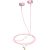 Havit E303P wired headphones pink Austiņas