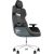Thermaltake Gaming Chair ARGENT E700 Space Gray Houndstooth Fabric (grey/black, Design by Studio F. A. Porsche) Gaming krēsli