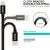 Swissten Textile Universāls Quick Charge 3.1 USB-C / USB-C Datu un Uzlādes Kabelis 0.2m sudraba Data USB kabeļi